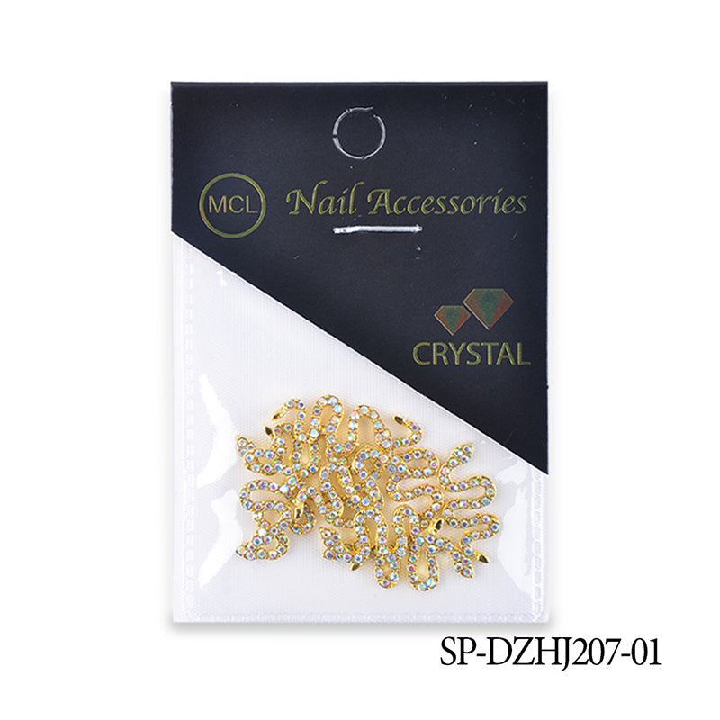 10 pcs of Snake Shape Charms for Nails Art Design (Smaller version)