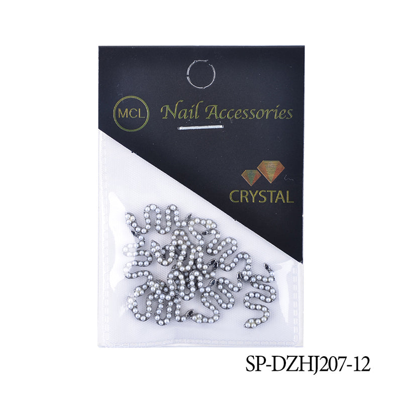 10 pcs of Snake Shape Charms for Nails Art Design (Smaller version)