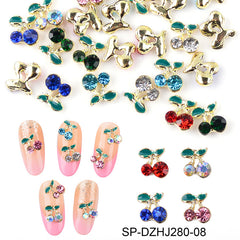 18pcs pcs Color Cherry Nail Charms (Bigger size)