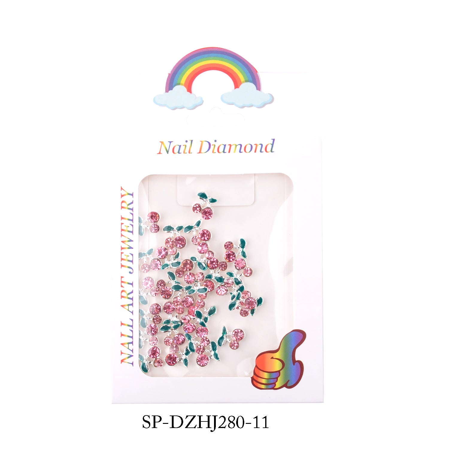 18pcs pcs Color Cherry Nail Charms (Bigger size)