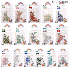 18pcs pcs Color Cherry Nail Charms (Bigger size)