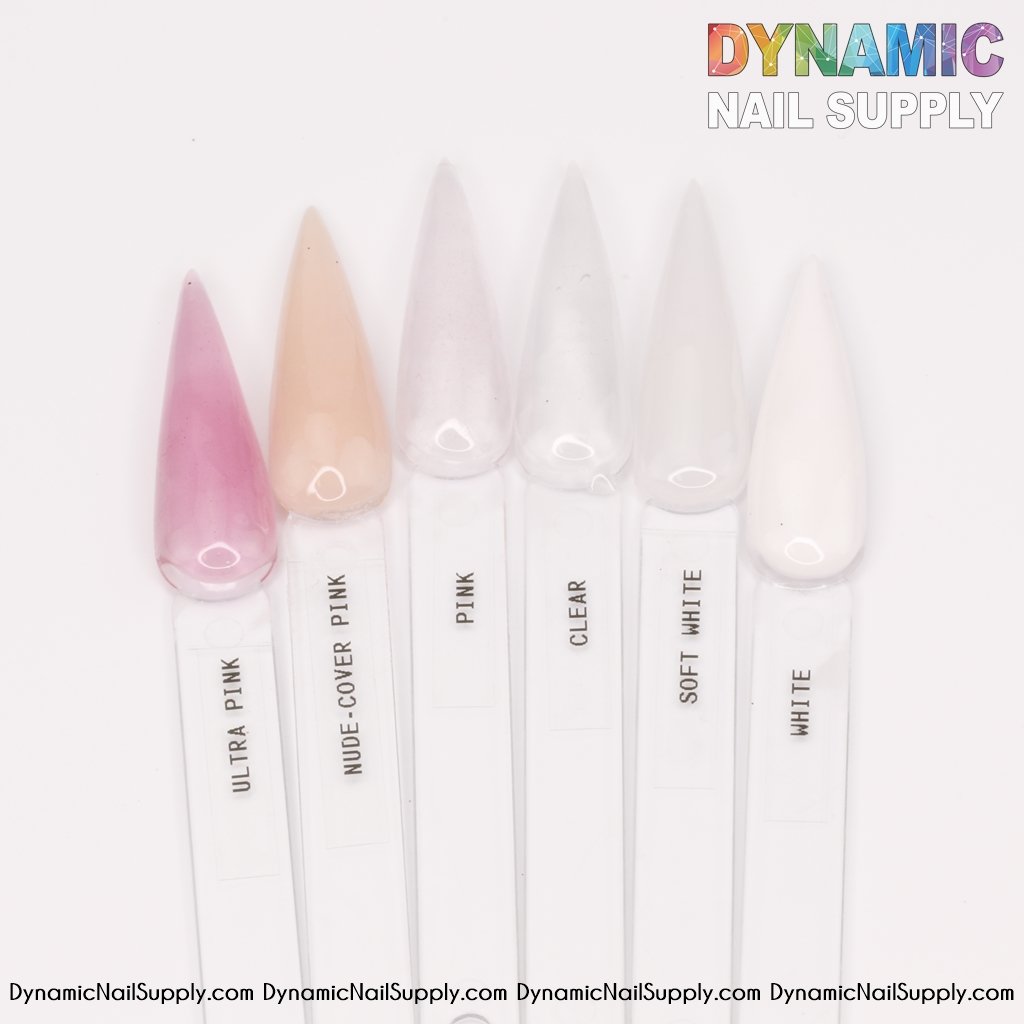 Clear / White / Soft White - purified acrylic powder for dipping and sculpting