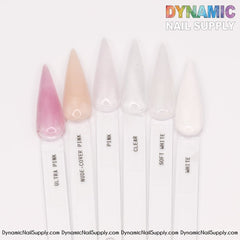 Clear / White / Soft White - purified acrylic powder for dipping and sculpting