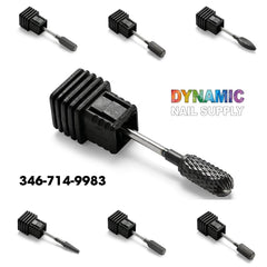 Black Ninja Nail Drill - Black Titanium Coated Carbide for  Electric Nail Drill Machine Accessories