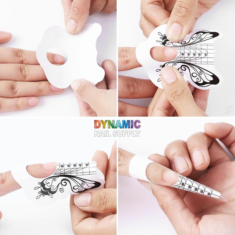 100 Pcs Nail Form / Package - Nail Tips Extension Forms