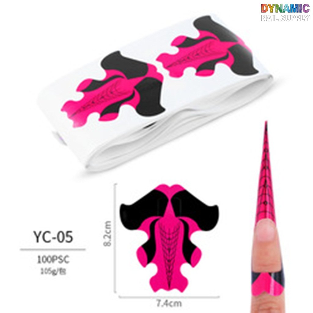 100 Pcs Nail Form / Package - Nail Tips Extension Forms