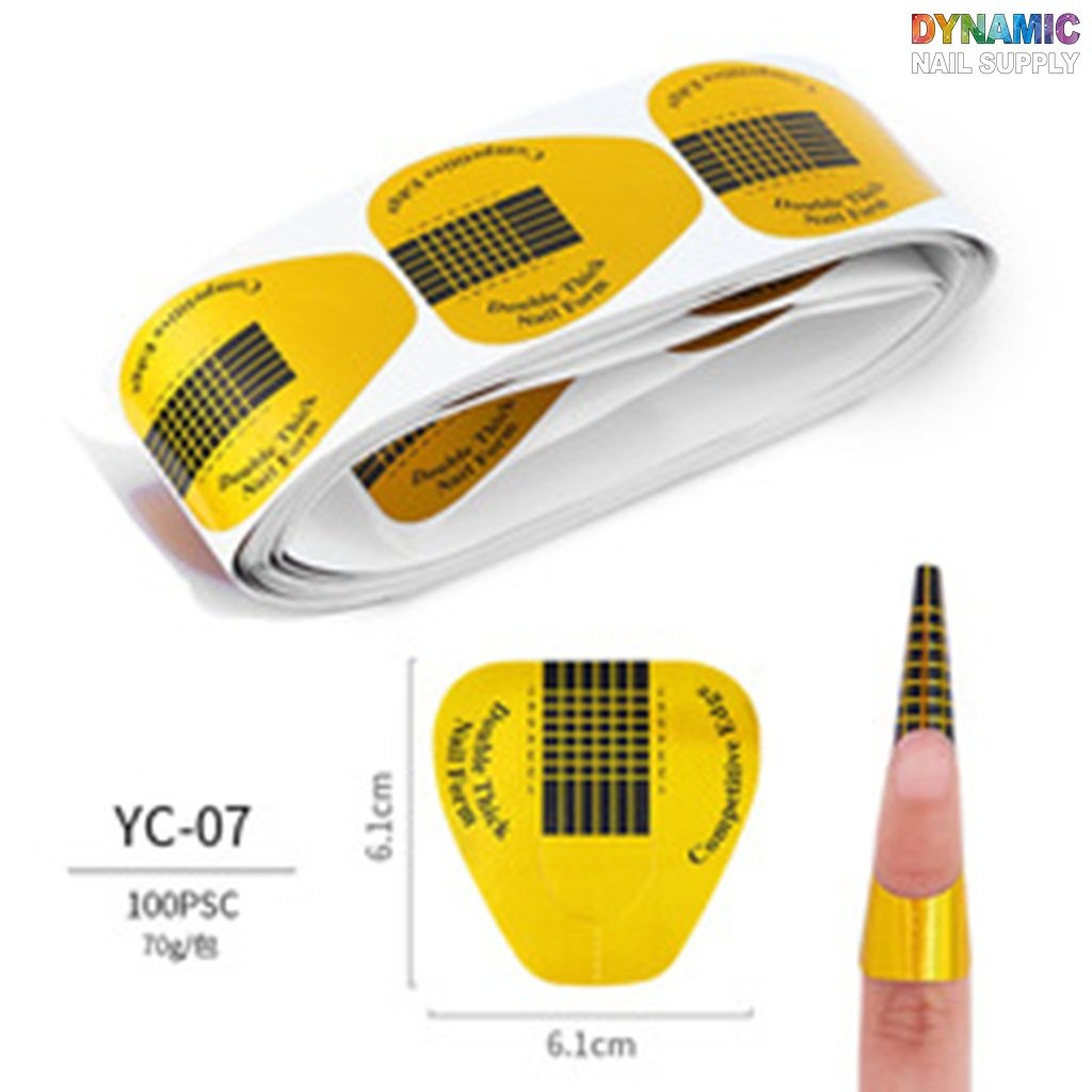 100 Pcs Nail Form / Package - Nail Tips Extension Forms