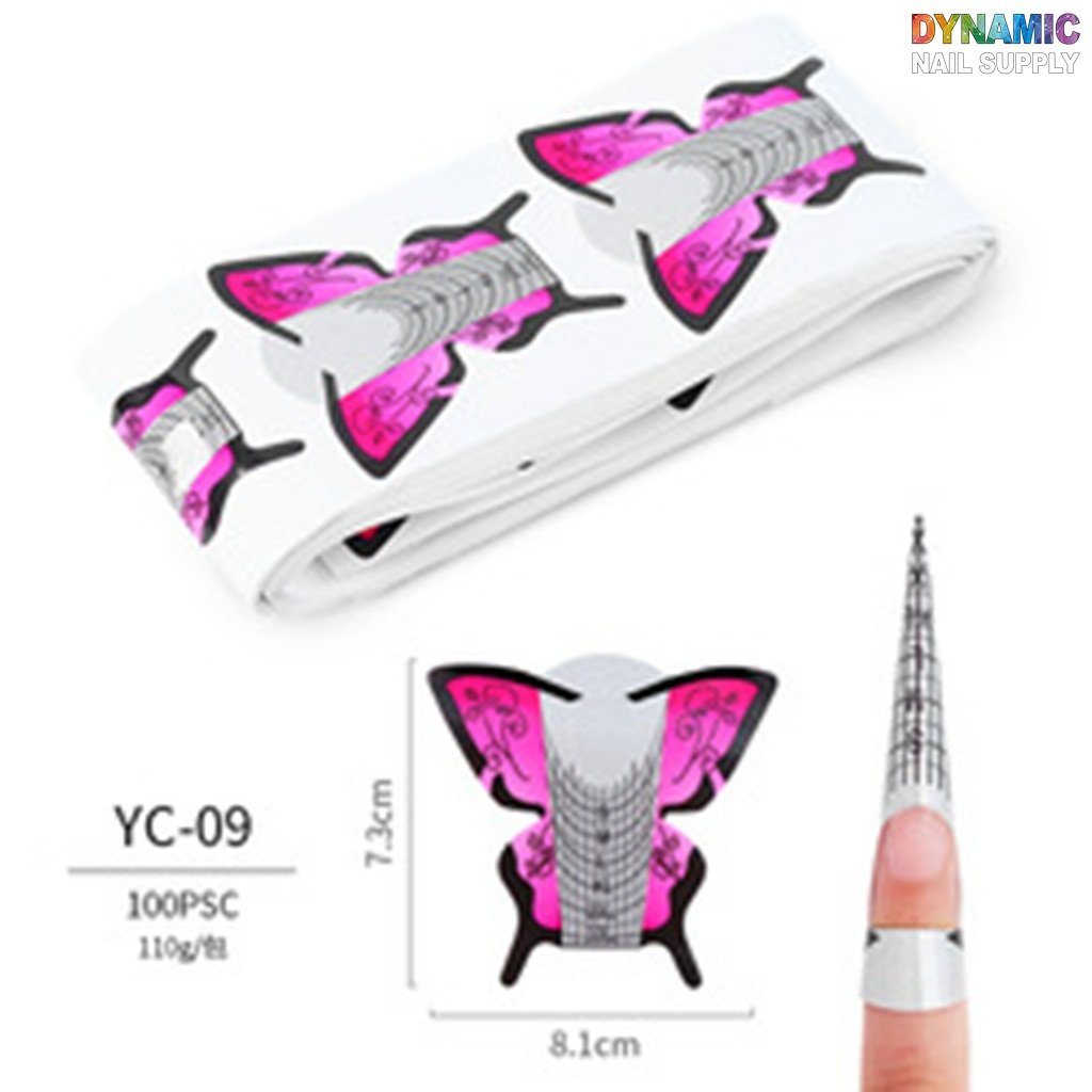 100 Pcs Nail Form / Package - Nail Tips Extension Forms