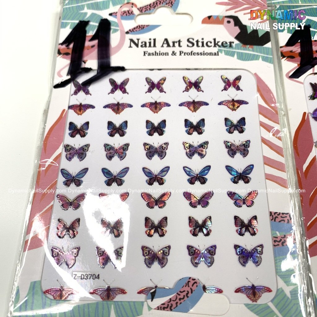 Butterfly stickers for nails art design