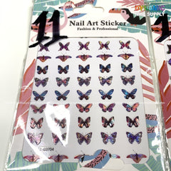 Butterfly stickers for nails art design - 11
