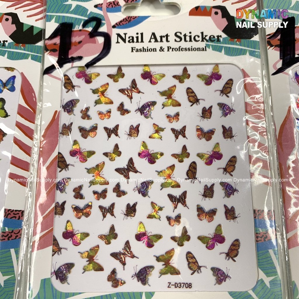 Butterfly stickers for nails art design - 13