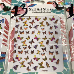Butterfly stickers for nails art design - 13