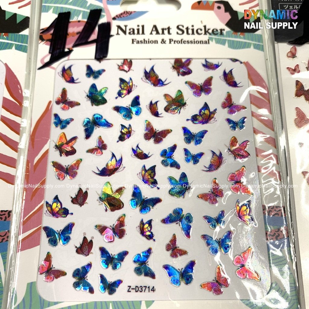 Butterfly stickers for nails art design