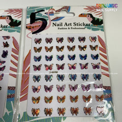 Butterfly stickers for nails art design - 5