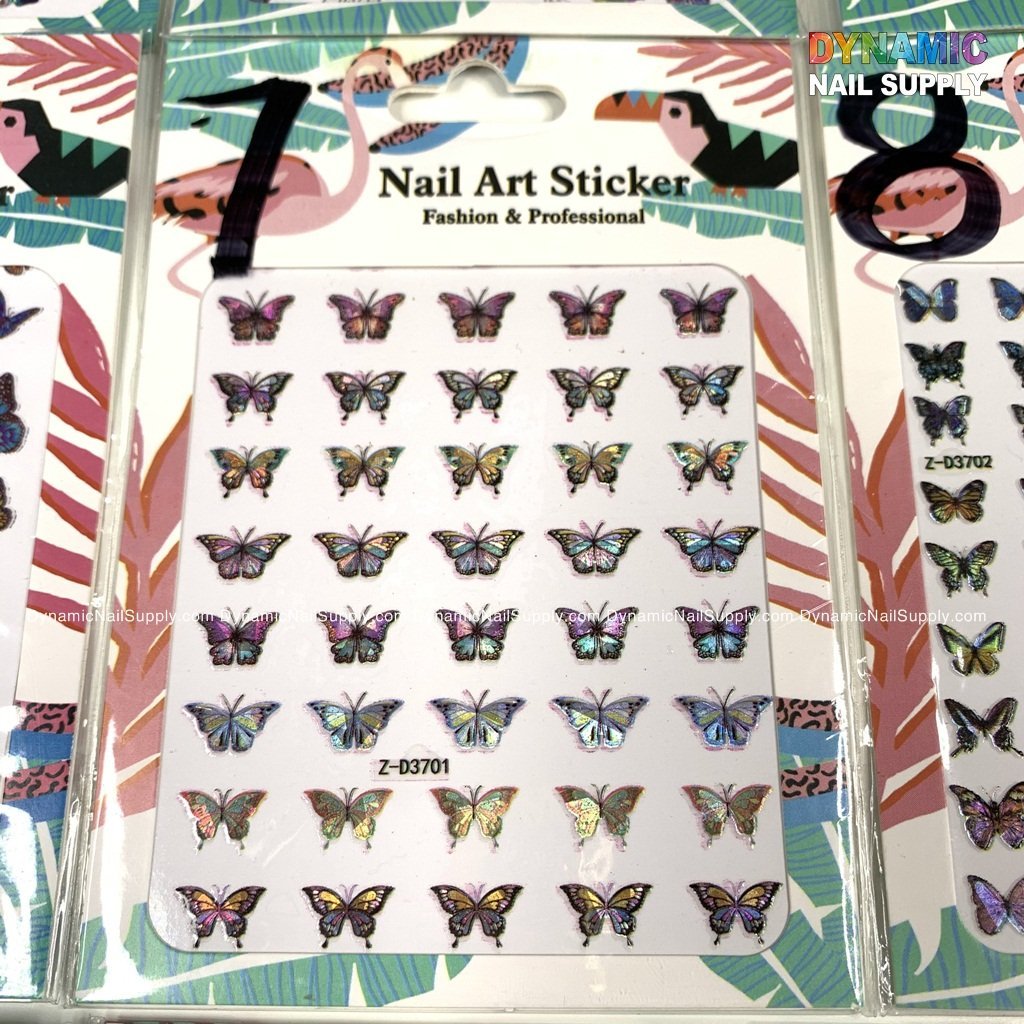 Butterfly stickers for nails art design - 7