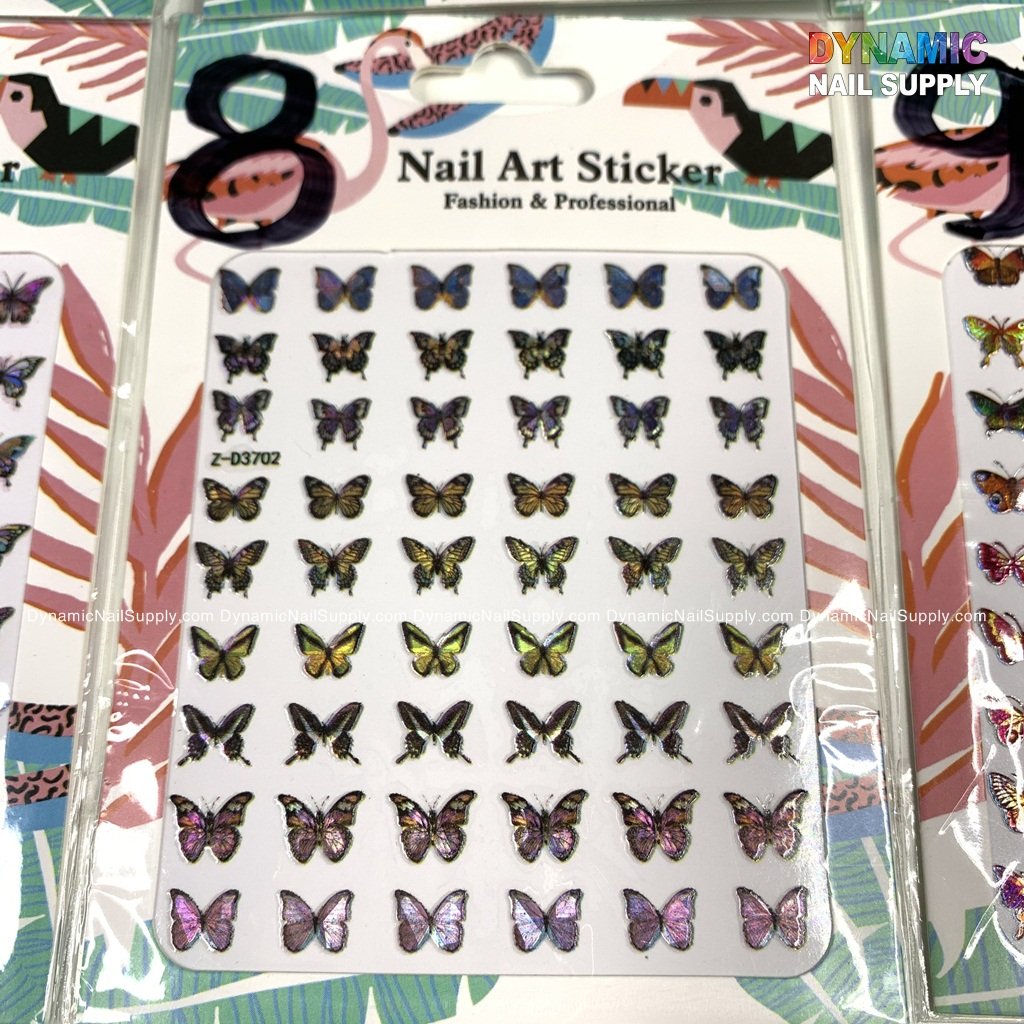 Butterfly stickers for nails art design