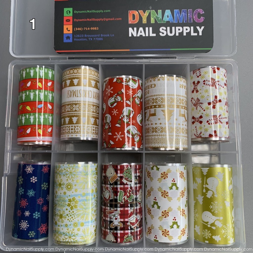 Christmas Nail Art Foils - 01