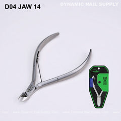 D04 - Jaw 14 - Upgraded Stainless Steel Cuticle Nippers – Ultra Sharp Dead- Skin Remover for Manicure & Pedicure