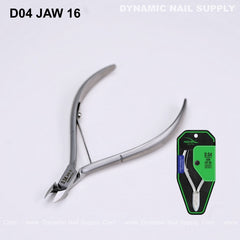 D04 - Jaw 16 - Pro Cuticle Cutter – Ergonomic Grip, Sharp Jaw for Dead Skin & Nail Care