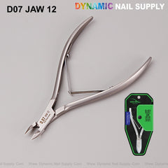 D07 - Jaw 12 - Cuticle Nippers for Nails – Super Fine Jaw Cuticle Clippers with Smooth Spring Action