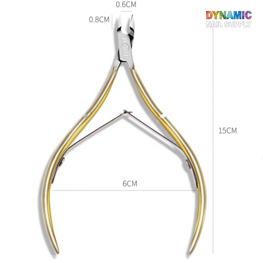 D501 Professional Stainless Steel Cuticle Nipper - Nail Clipper - Dead Skin Remover - Manicure Tools