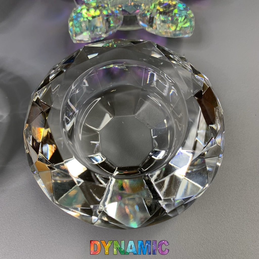 CRYSTAL DAPPEN DISH - HEXAGON - ROUND - HEART - LOTUS SHAPE