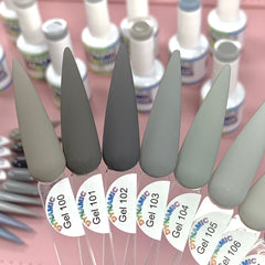 (New) Fall Color Gel Polish Collection from 100 to 108