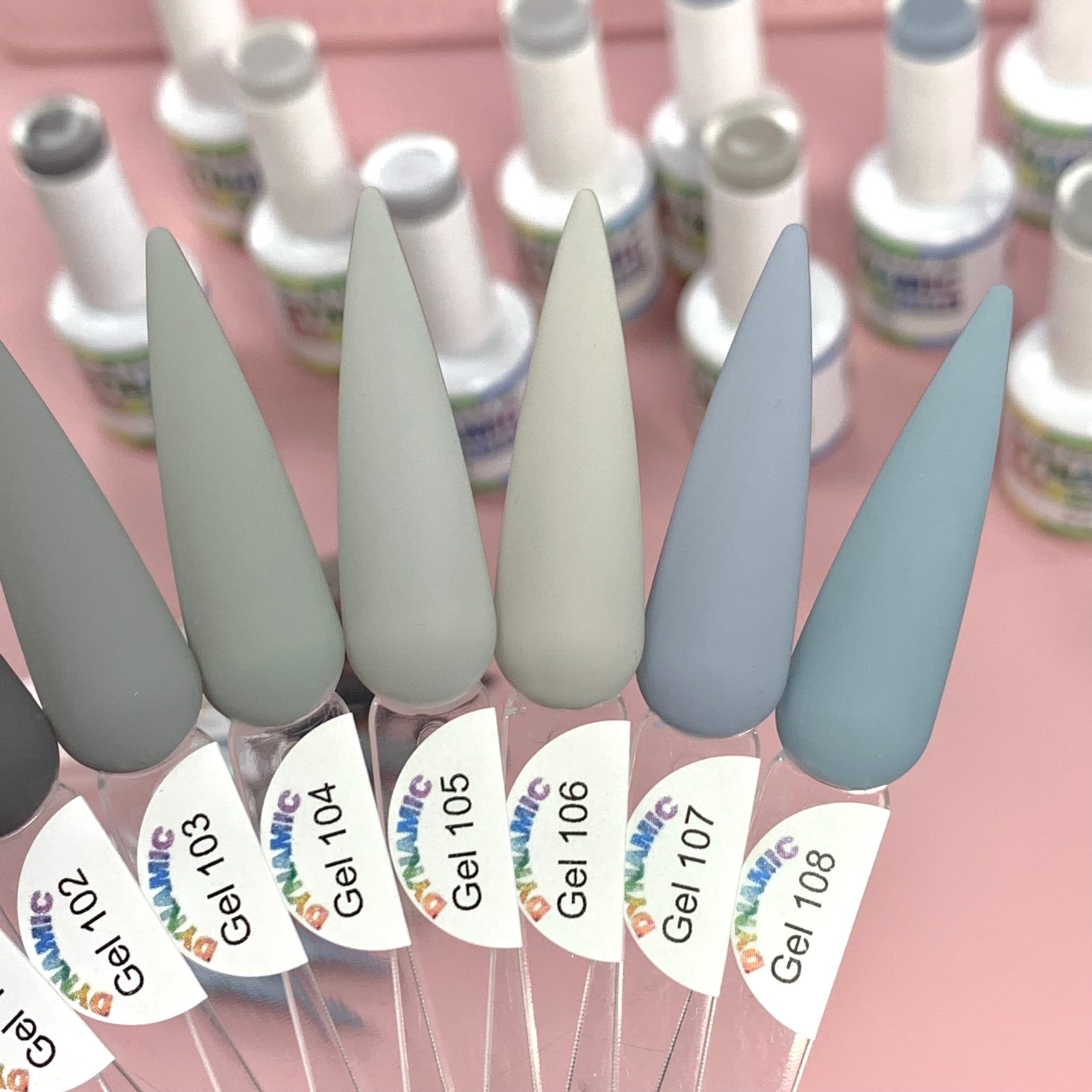 (New) Fall Color Gel Polish Collection from 100 to 108