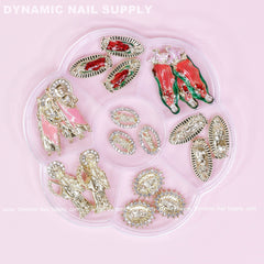 20 pcs Mixed (San Judas / Virgin Mary/Santa Muerte) Religious Charms for Vintage Nails Art design