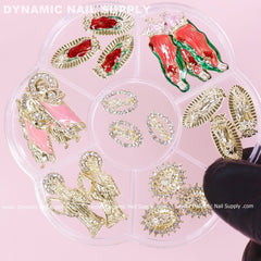20 pcs Mixed (San Judas / Virgin Mary/Santa Muerte) Religious Charms for Vintage Nails Art design