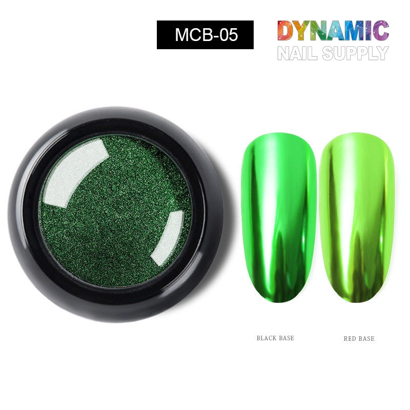 Chrome Effect Nails : Metallic Chrome Pigment for Nail Design