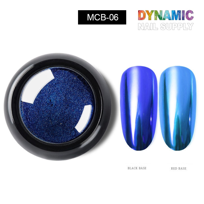 Chrome Effect Nails : Metallic Chrome Pigment for Nail Design