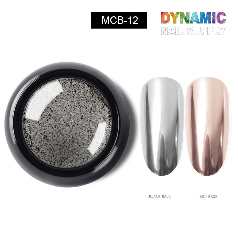 Chrome Effect Nails : Metallic Chrome Pigment for Nail Design