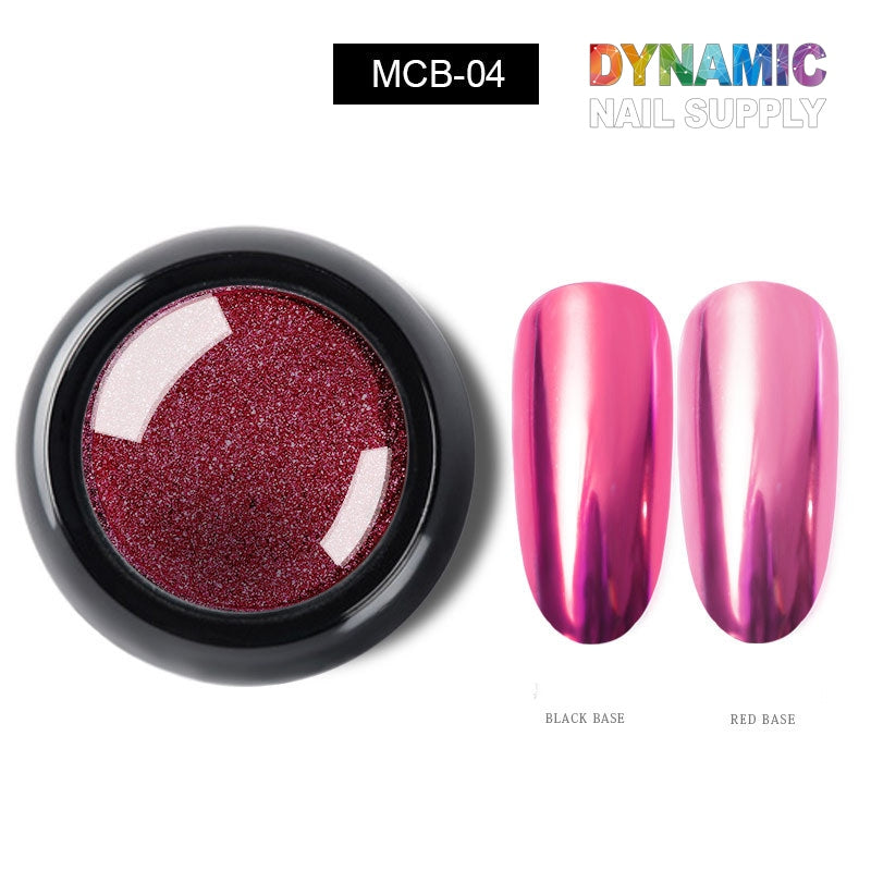 Chrome Effect Nails : Metallic Chrome Pigment for Nail Design