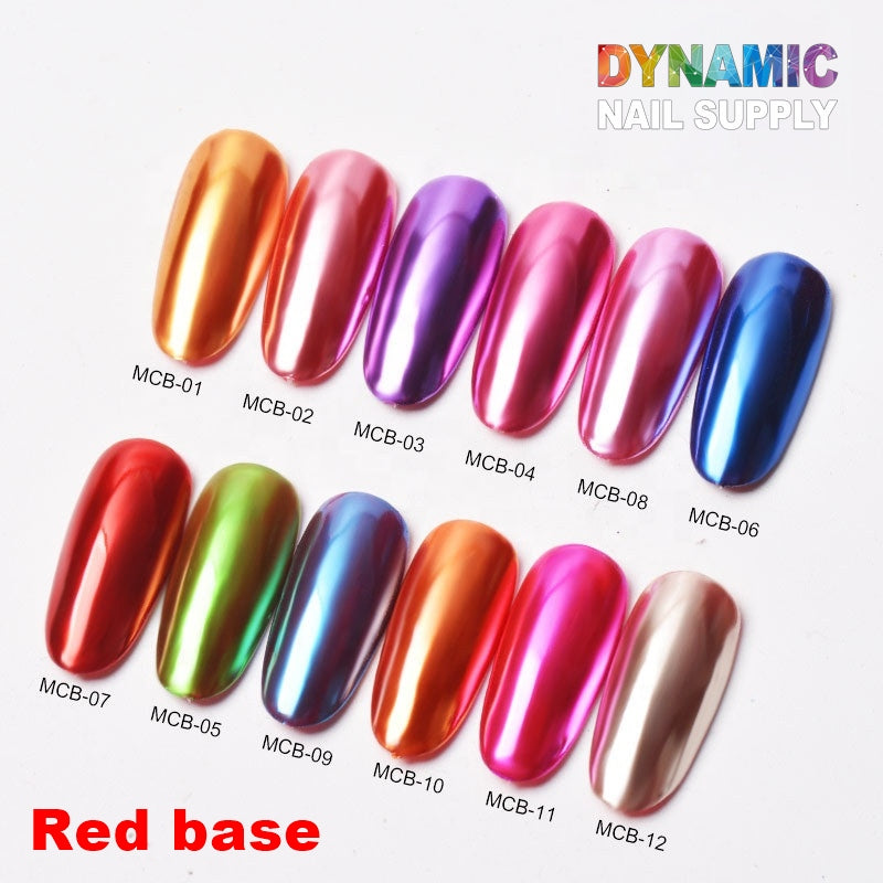 Chrome Effect Nails : Metallic Chrome Pigment for Nail Design