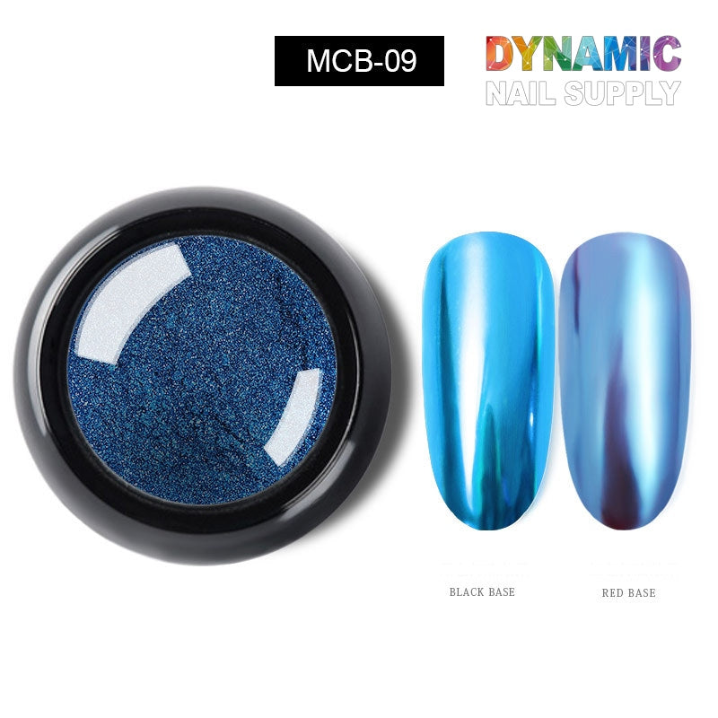 Chrome Effect Nails : Metallic Chrome Pigment for Nail Design