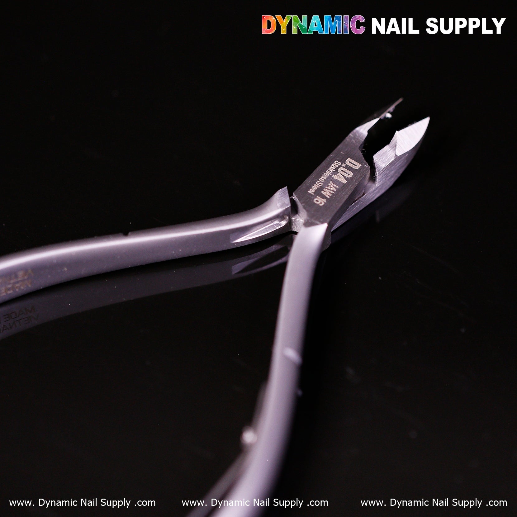 D04 - Jaw 16 - Pro Cuticle Cutter – Ergonomic Grip, Sharp Jaw for Dead Skin & Nail Care