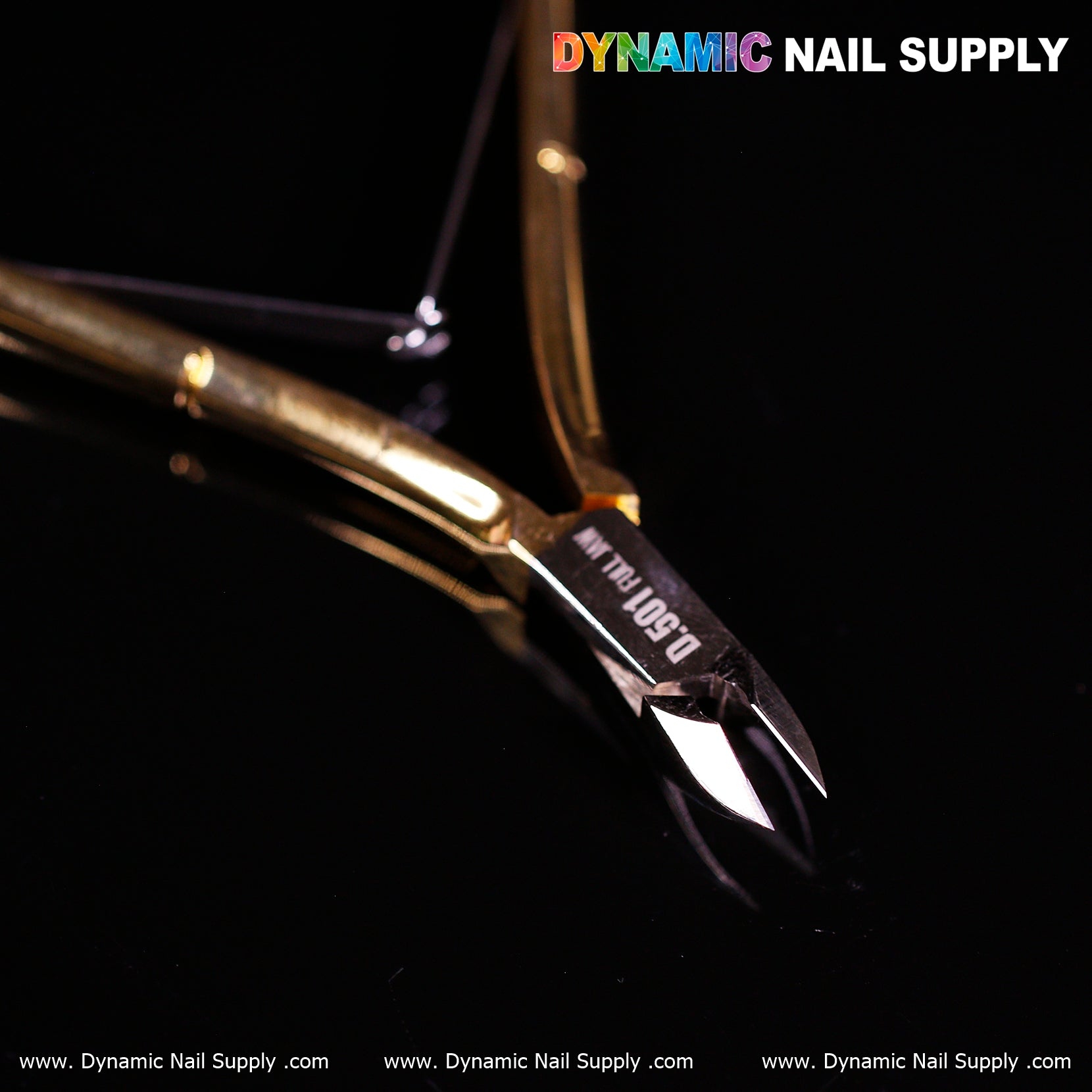 D501 - Ergonomic Carbon Steel Cuticle Nippers – Labor-Saving Design for Nail Techs and DIY Manicures