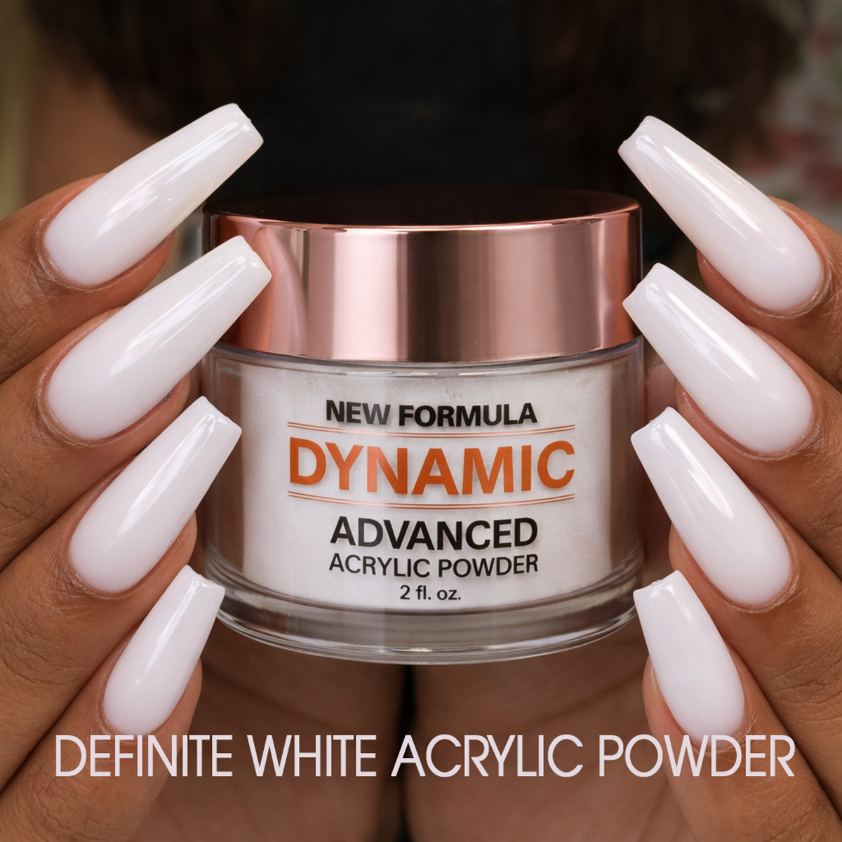 Definite White Acrylic Powder - Classic White for Perfect French Nails