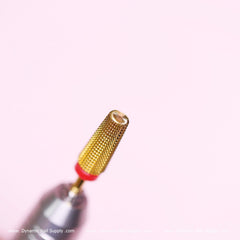 5-in-1 Fine grit Drill Bit (Gold color) - Safety when Sealing cuticle and Smooth out acrylic