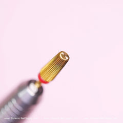5-in-1 Fine grit Drill Bit (Gold color) - Safety when Sealing cuticle and Smooth out acrylic