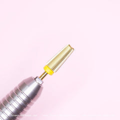 5-in-1 Extra-Fine grit Drill Bit (Gold) - Super Smooth finish when Sealing the cuticle area