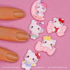 10 pcs Hello Kitty Charm set (Cute Cat) for Nails Art Designs