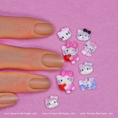 20 pcs Random Hello Kitty Charm set (Mixed shapes) for Nails Art Design