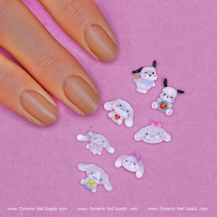 70 pcs Cute Kawaii Cartoon Character charms for Nails Art Design
