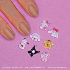 70 pcs Hello Kitty resin charms (Cartoon) for Nails Art Design
