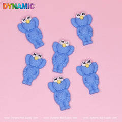 6 pcs KAWS Nail Designer Charms (Blue)