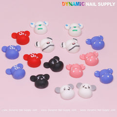 16 pcs Fashion KAWS Nail Designer Charms