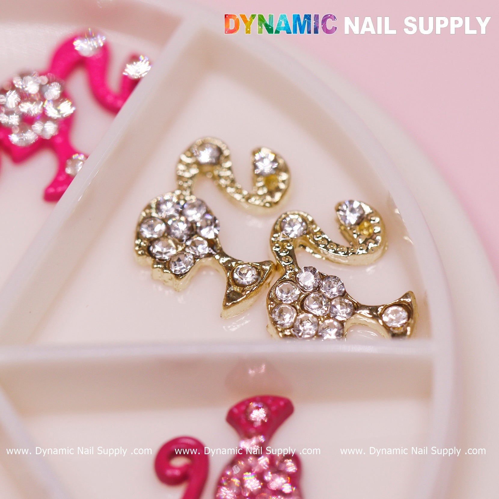 12 pcs of Barbie Girl head nail charms for Nails Designer (Various colors)