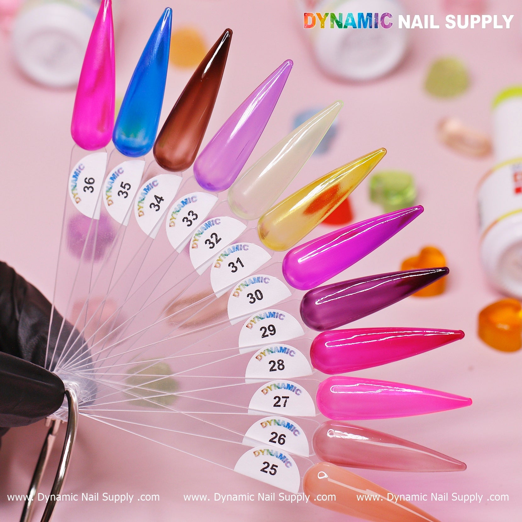 Crystal Gel Polish - Jelly Color Collection  (36 sheer colors)